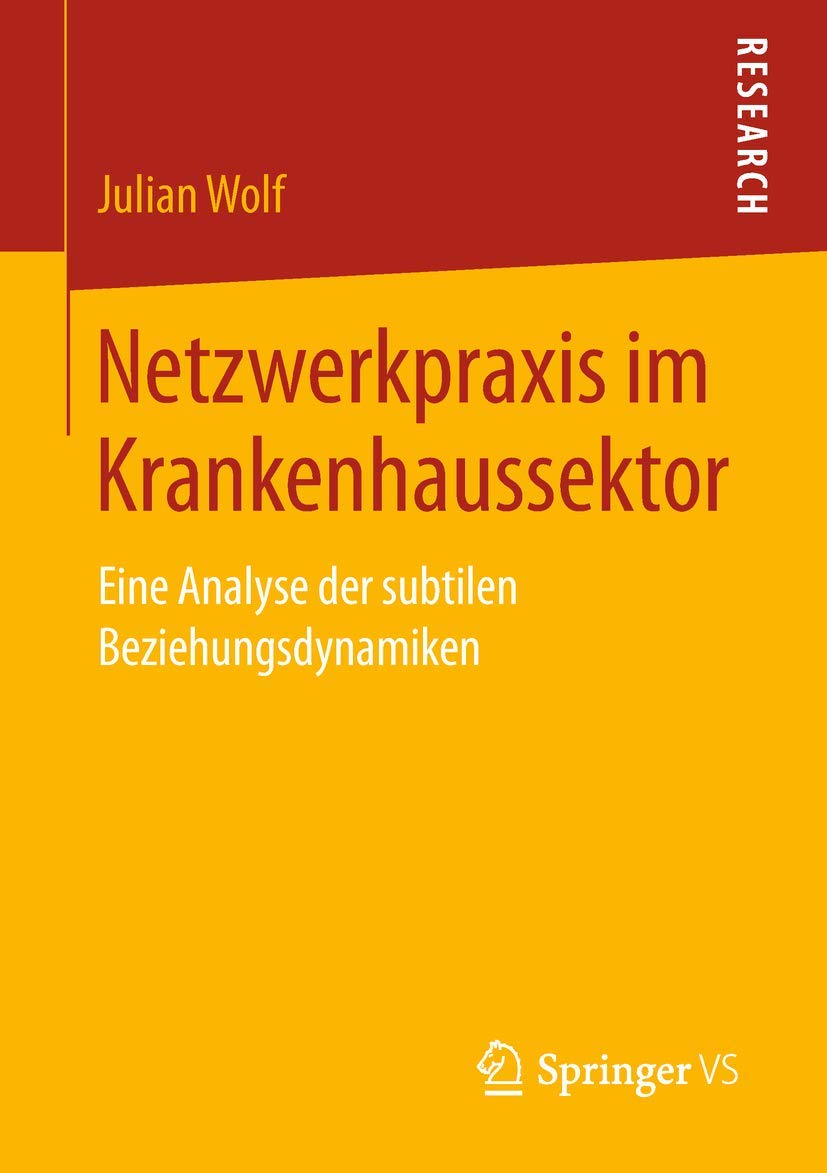 Buchcover: Netzwerkpraxis im Krankenhaussektor